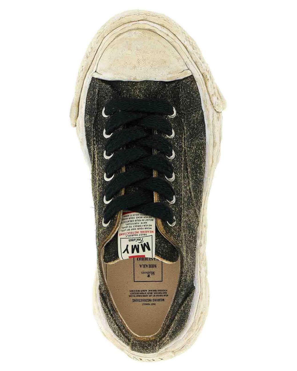 Maison Mihara Yasuhiro Black 'Peterson23' Sneakers
