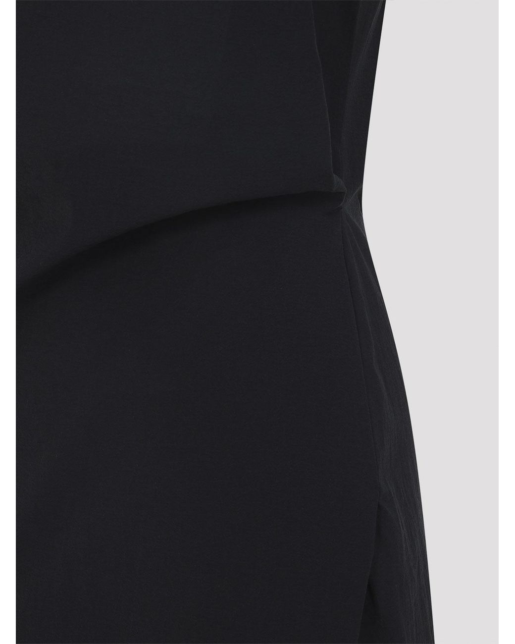 Jacquemus Black The Drap Midi Dress