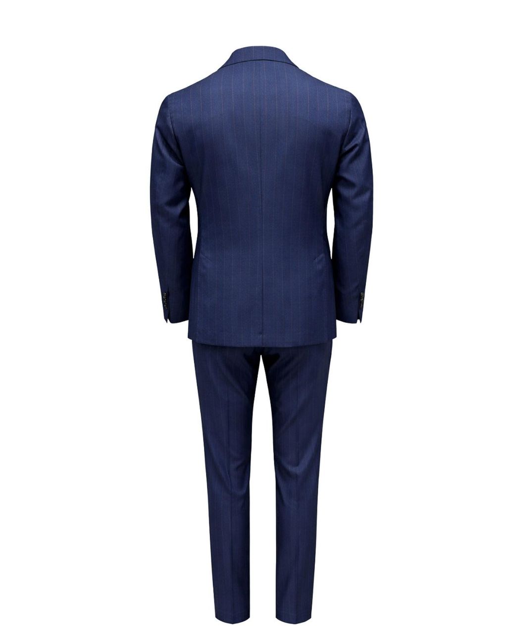 Franzese Collection Blue Canonico Pinstriped Suit for men