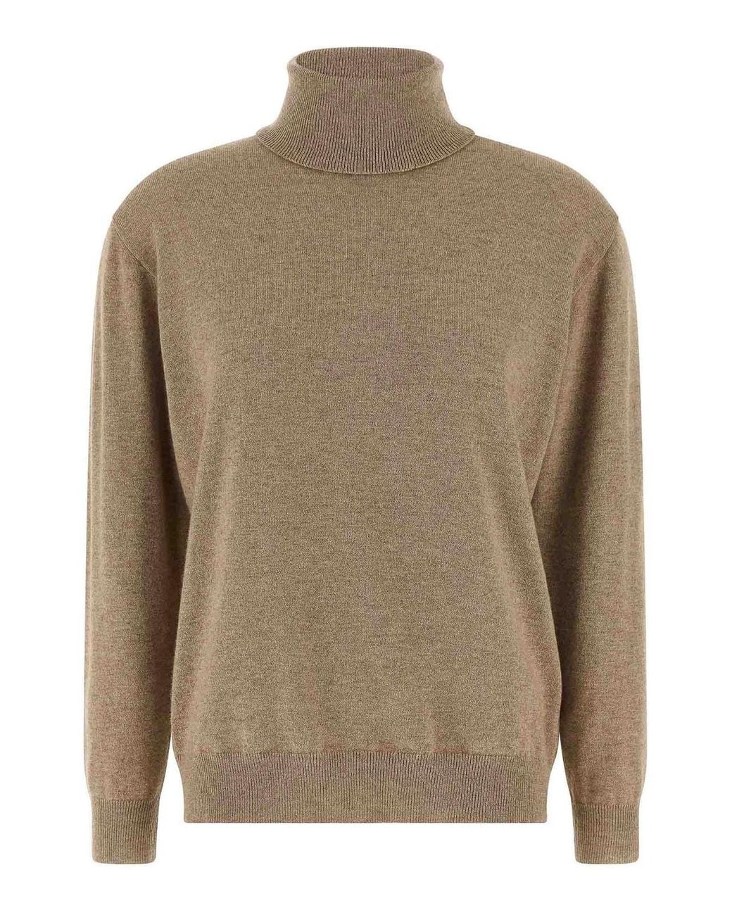 Pull Col Rond Brunello Cucinelli en coloris Brown