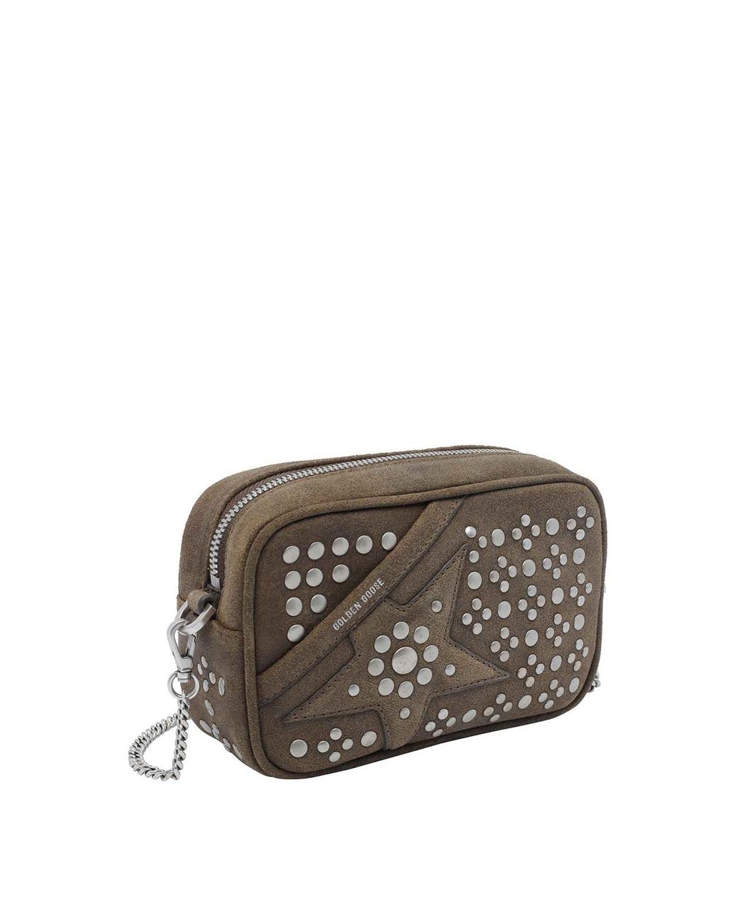 Golden Goose Deluxe Brand Gray Mini Star Crossbody Bag