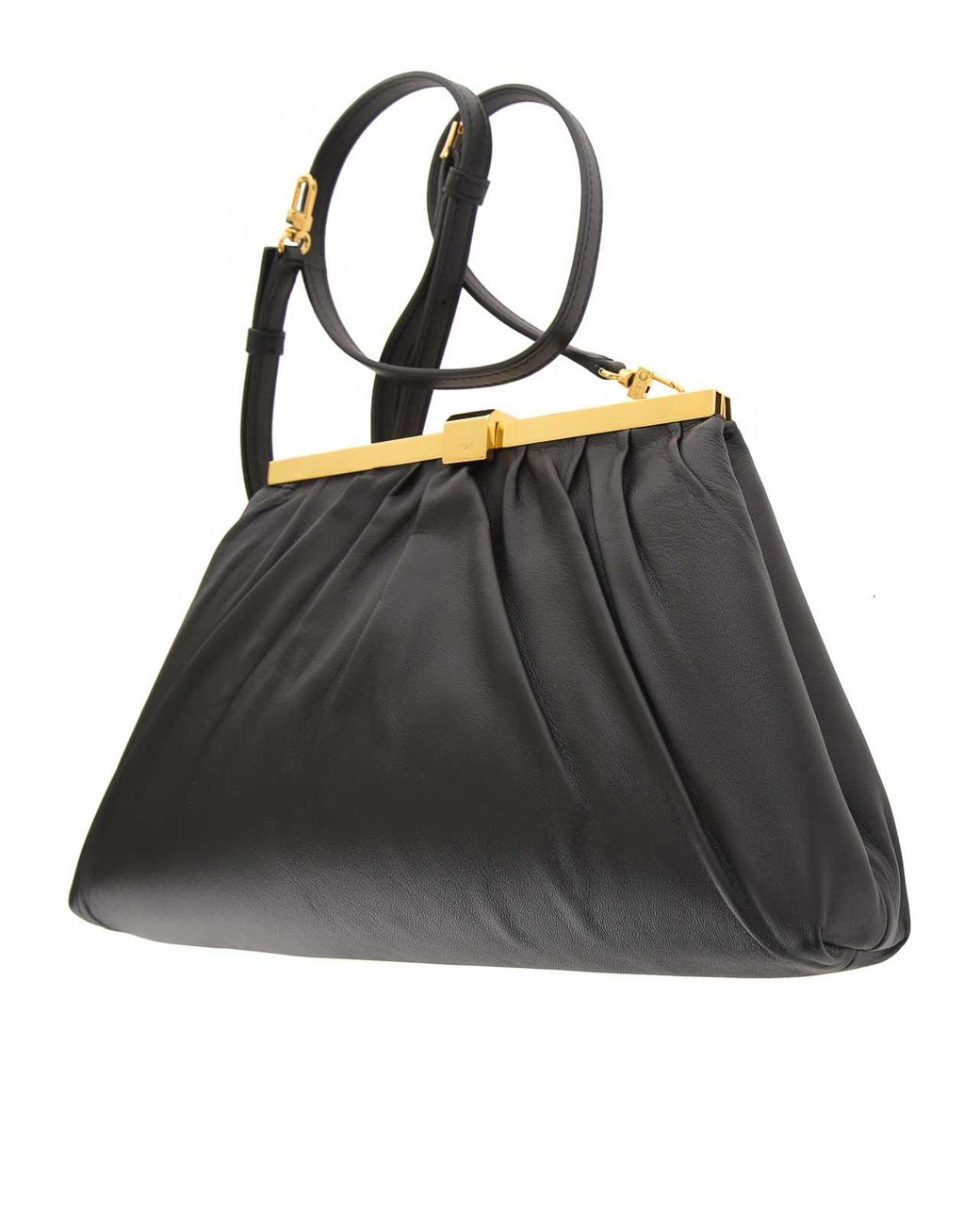 N°21 Black Puffy Jeanne Nappa