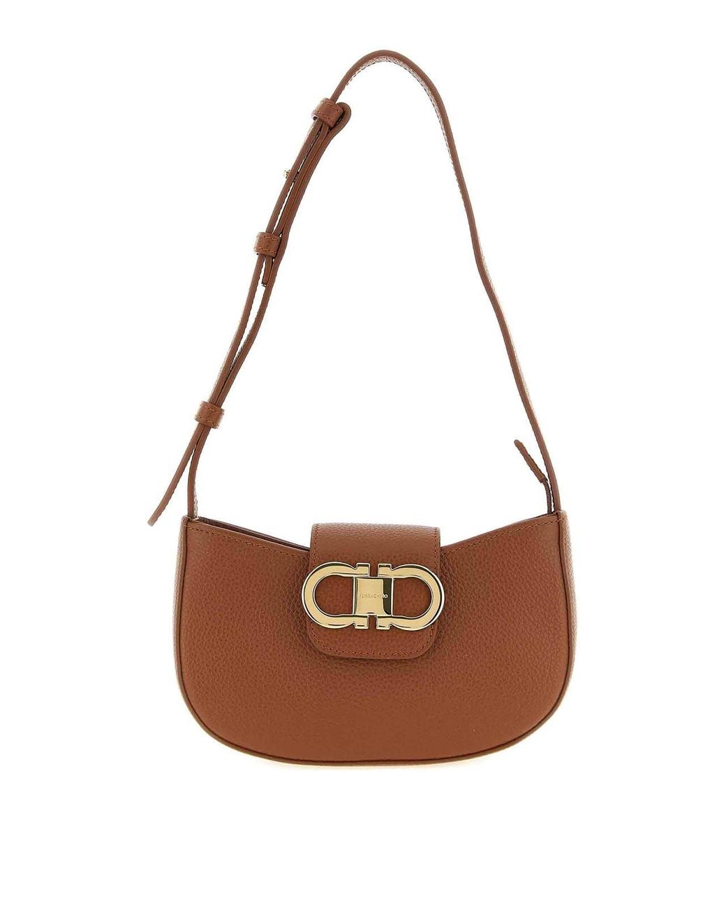 Ferragamo Brown Mini Shoulder Bag