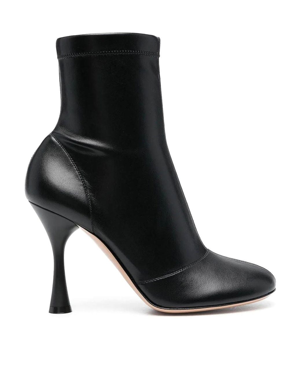 Gianvito Rossi Black Larue 95Mm Leather Ankle Boots