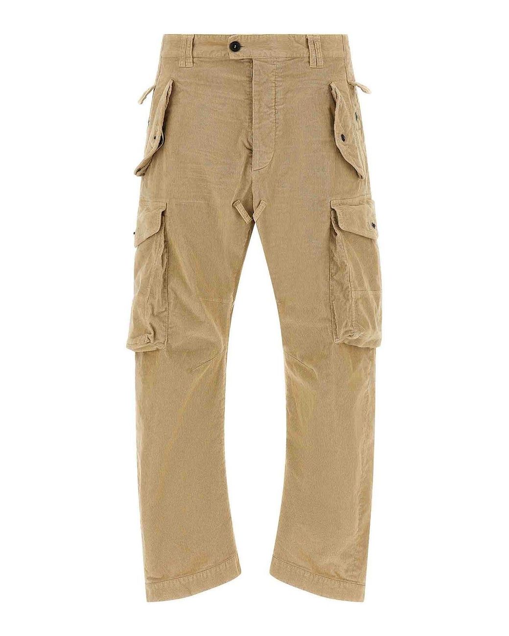 Pantaloni Multitasche di DSquared² in Natural da Uomo