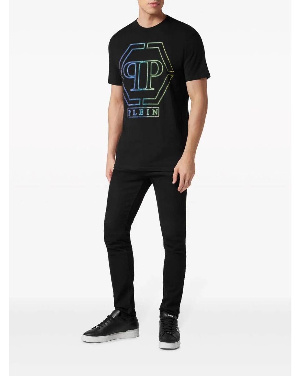 Philipp Plein Black T-Shirts for men