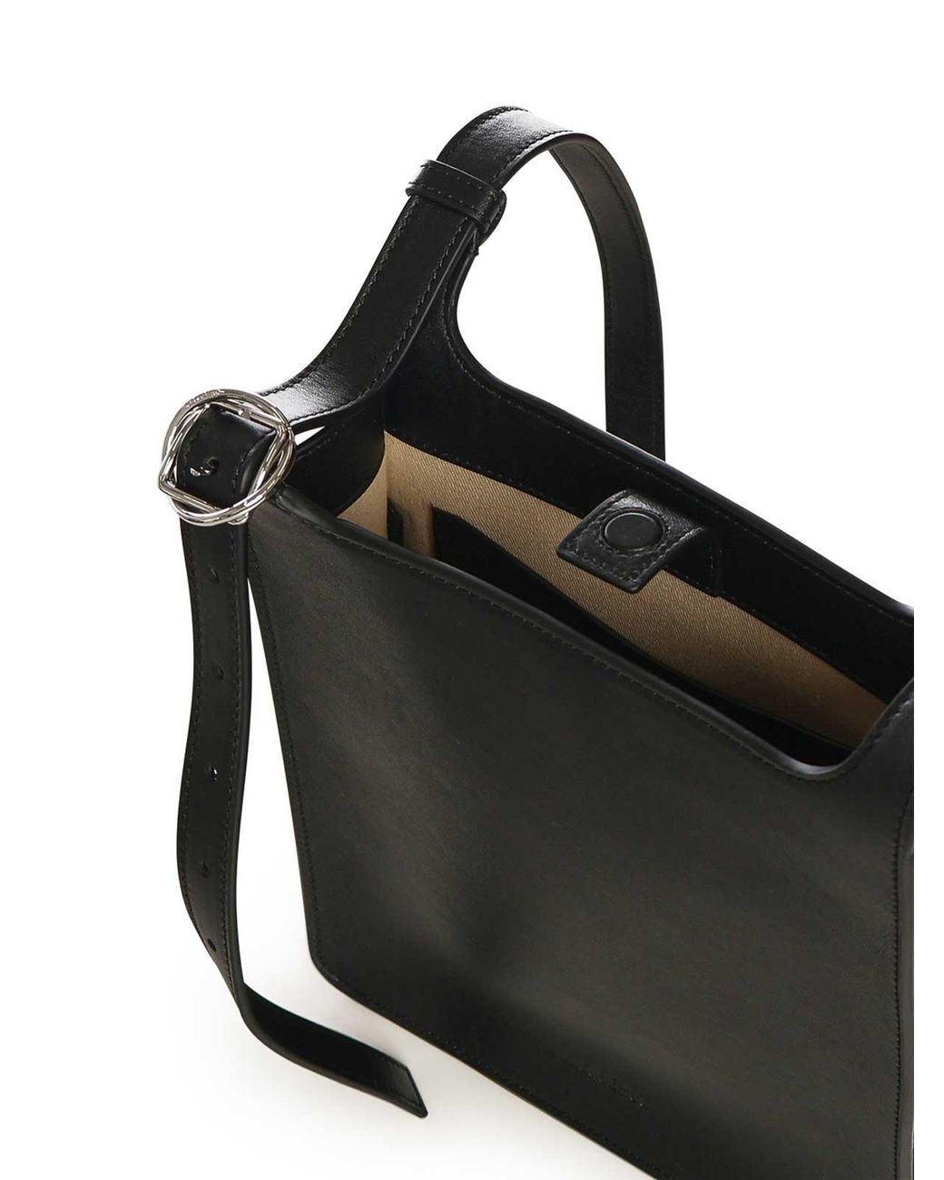 Jacquemus Black Le Petit Tablier Leather Bag for men