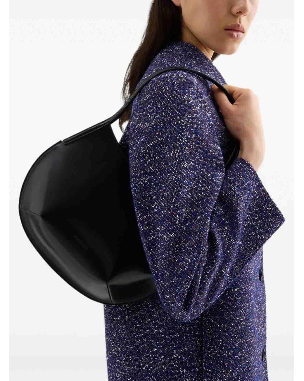 Jil Sander Black Shoulder Bag Kante Shoulder