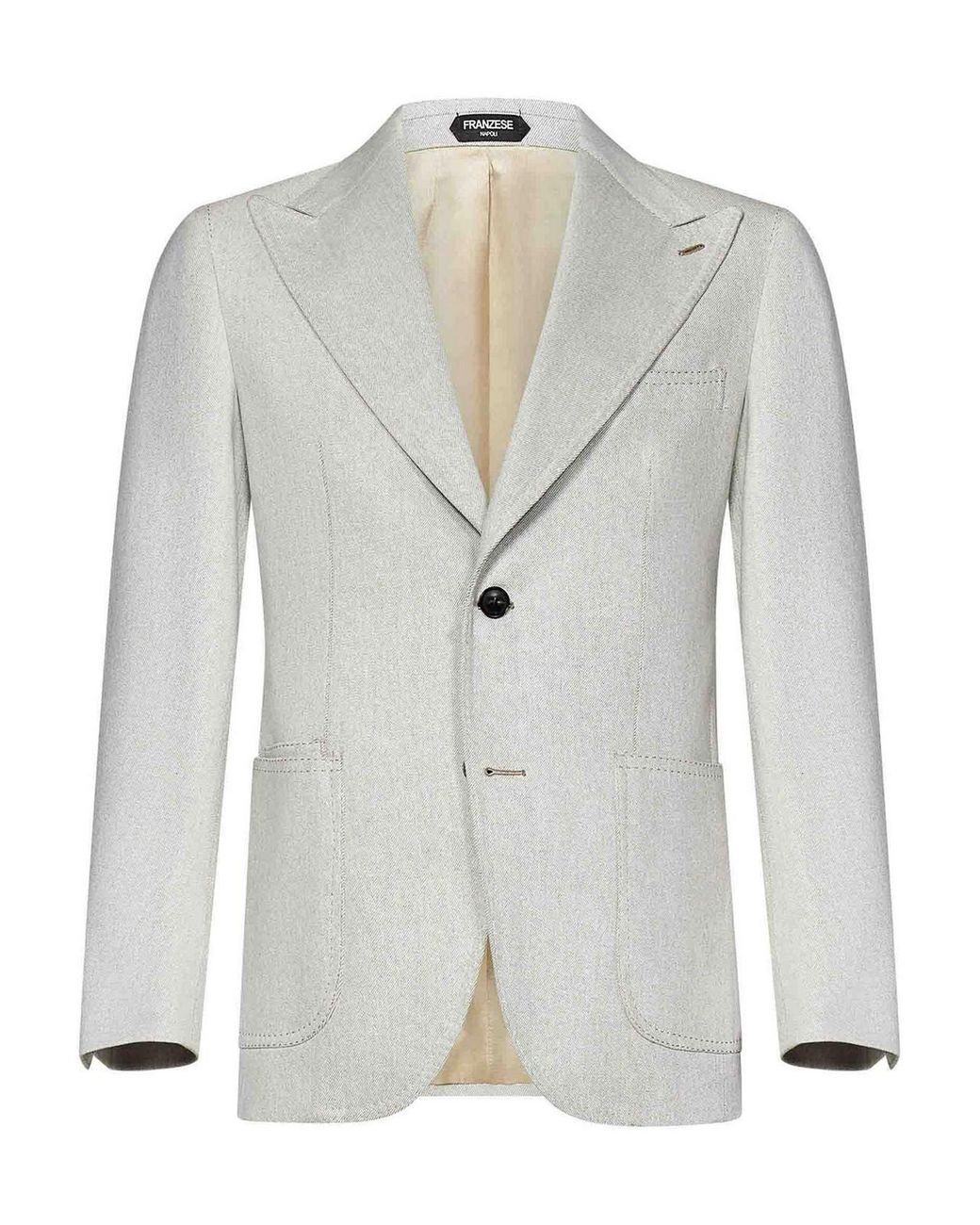Franzese Collection White Australis Denim Super for men