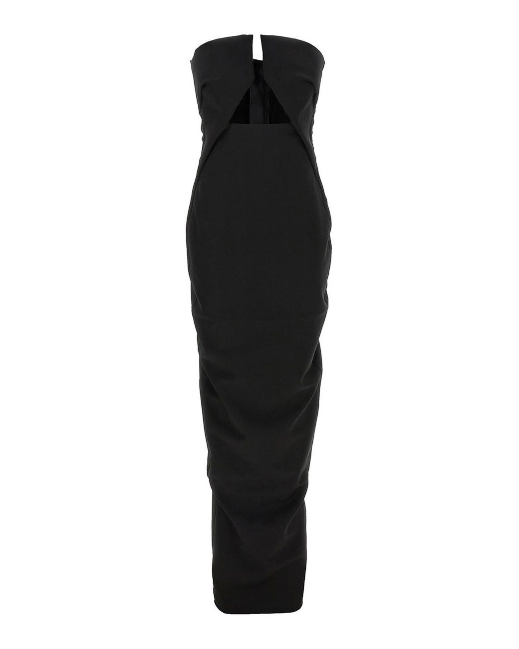Rick Owens Black Prong Gown' Dress