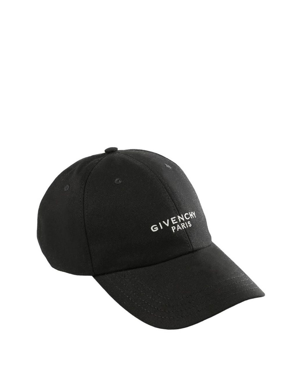 Givenchy Black Logo Cotton Baseball Cap for men