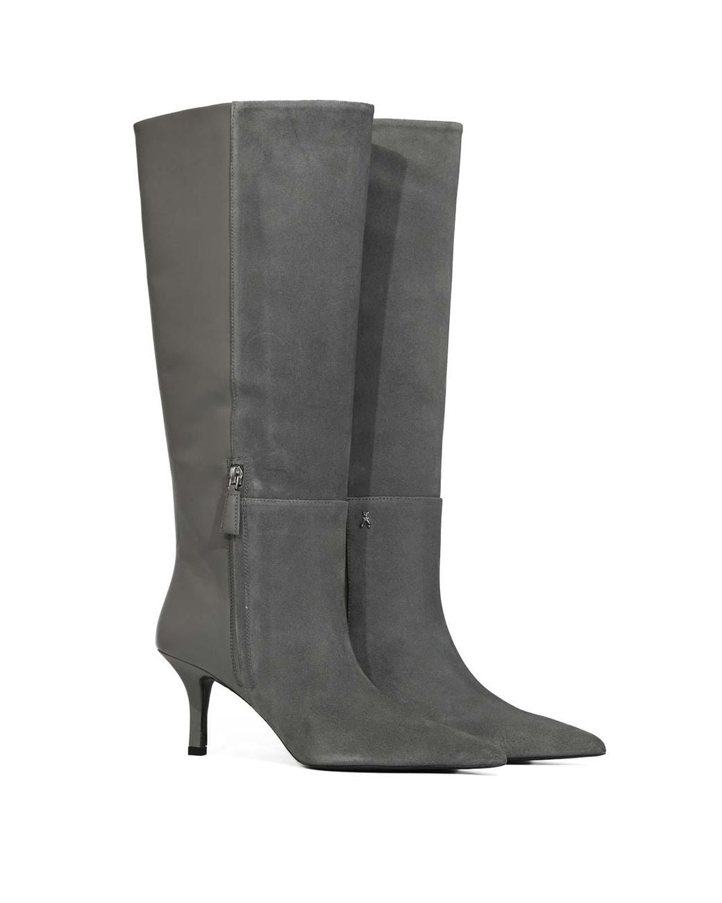 Patrizia Pepe Gray New Minimal Shape Boots
