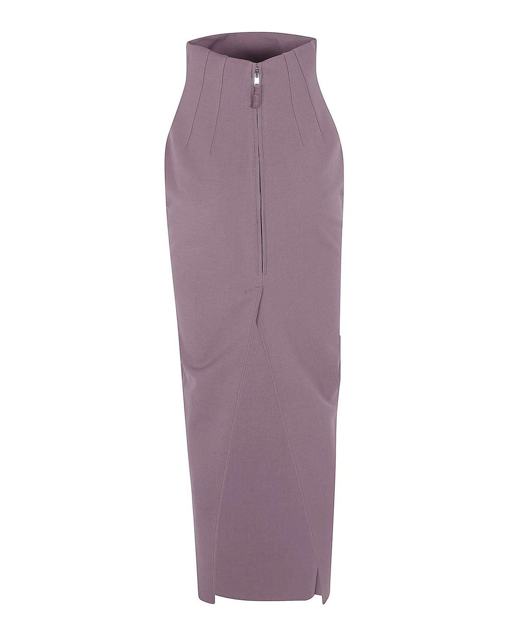 Rick Owens Purple Dirt Pillar Skirt