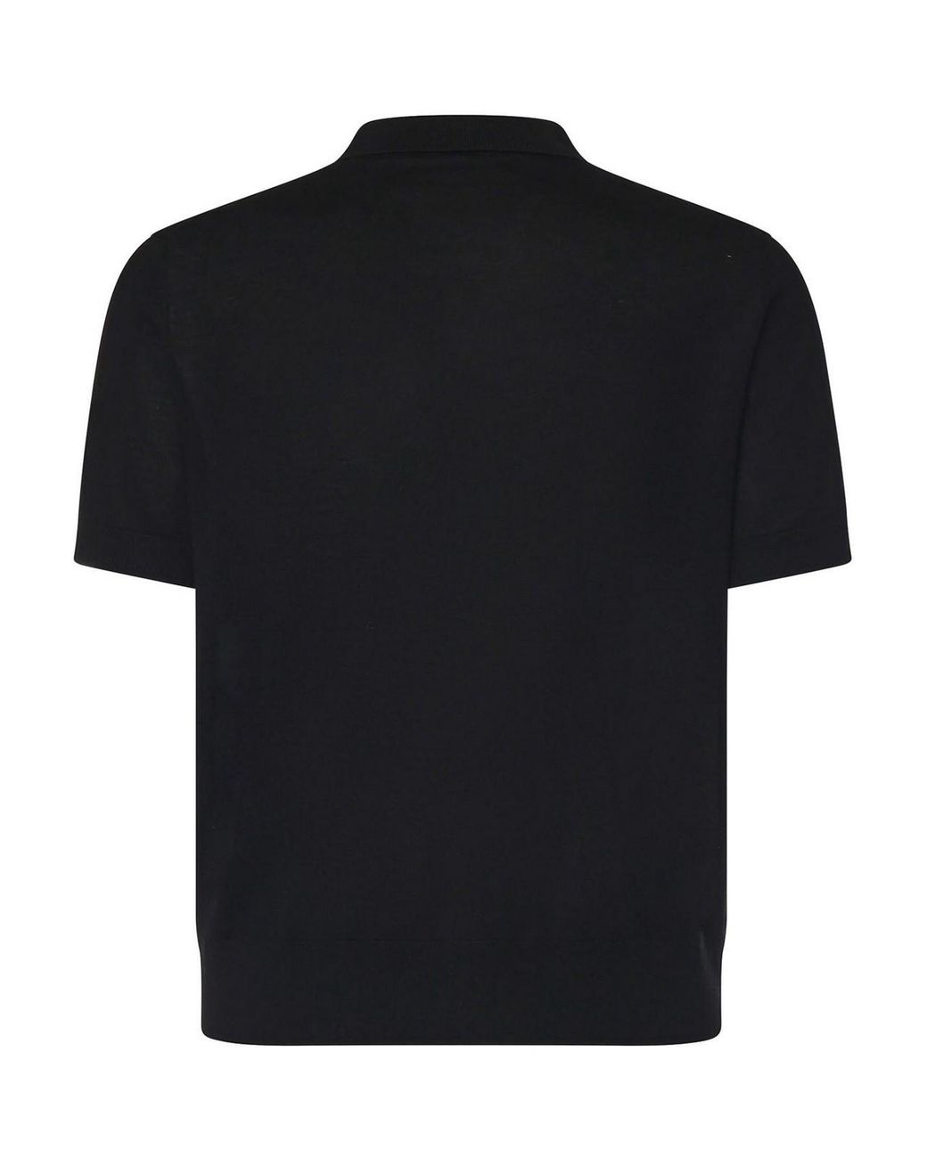 DSquared² Black Wool Polo for men