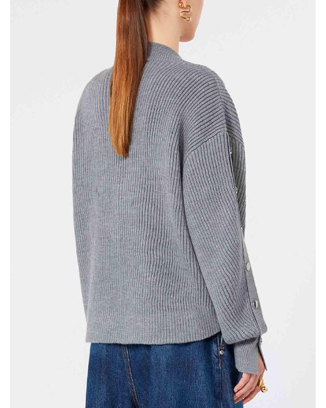 Sportmax Gray 'Fuxia' Top