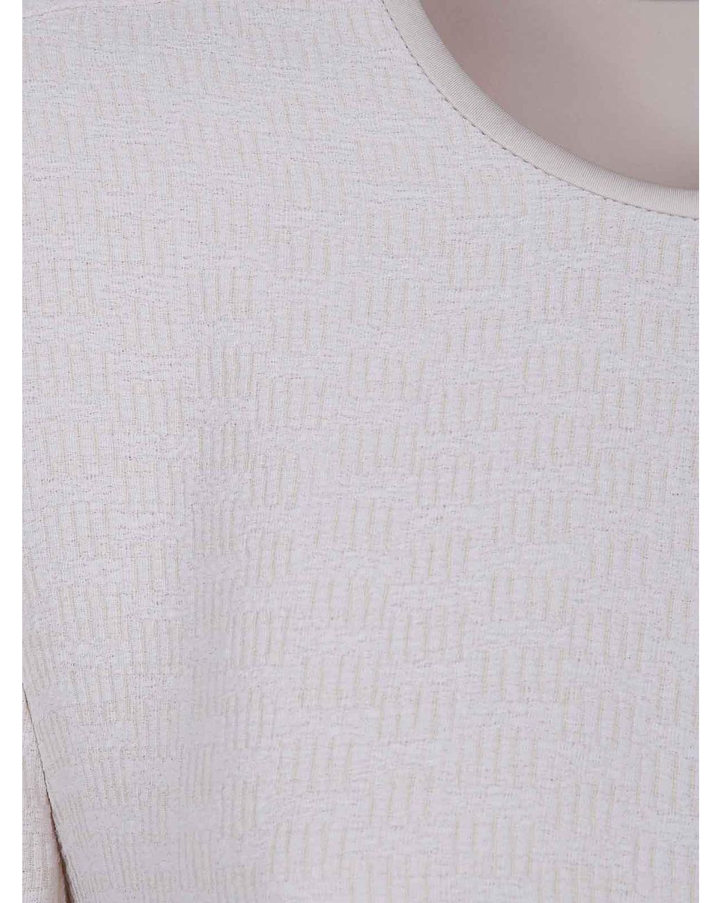 Emporio Armani Gray Long Sleeve Dress