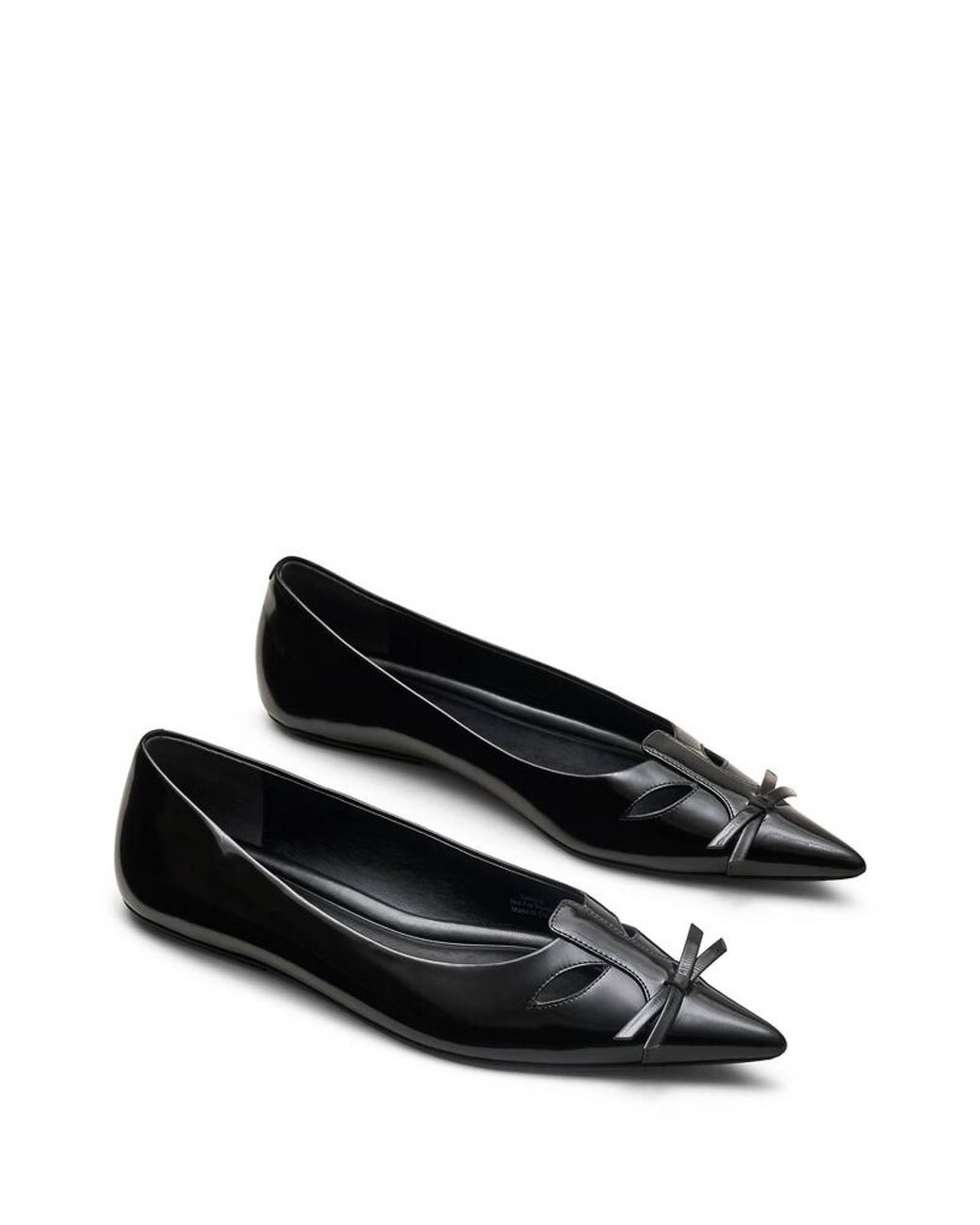 Marc Jacobs Black Leather Ballerinas