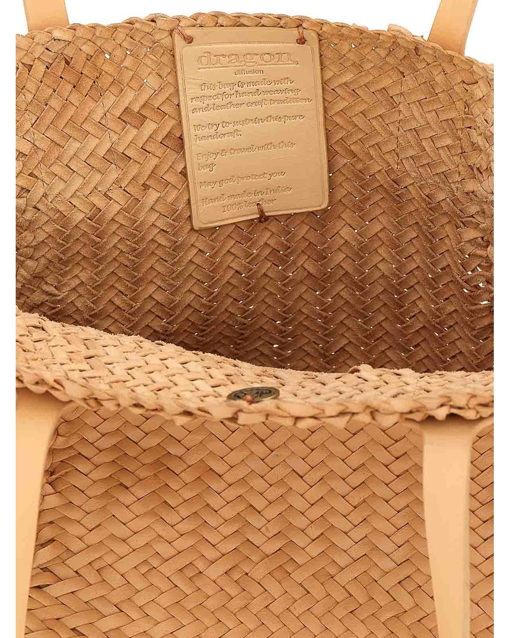 Dragon Diffusion White Teresa Maxi Cabas Shopping Bag