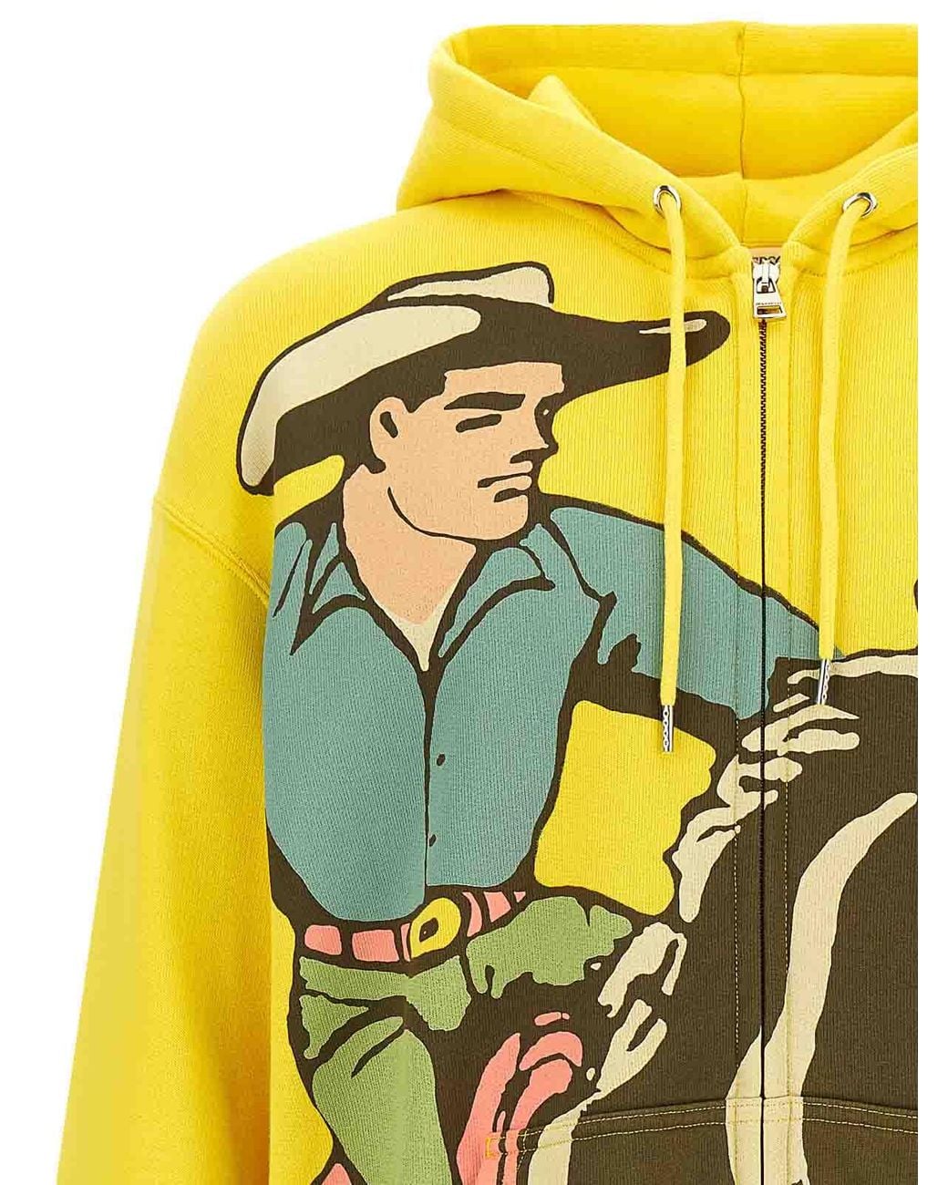 J.W. Anderson Yellow Hoodie for men