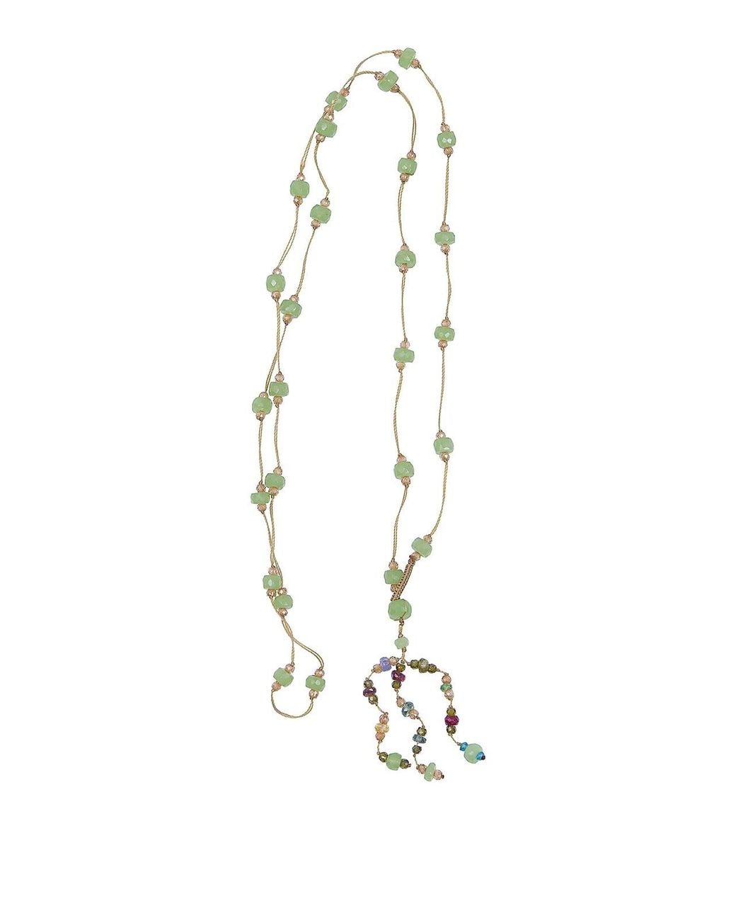 Sharing White Long Natural Necklace