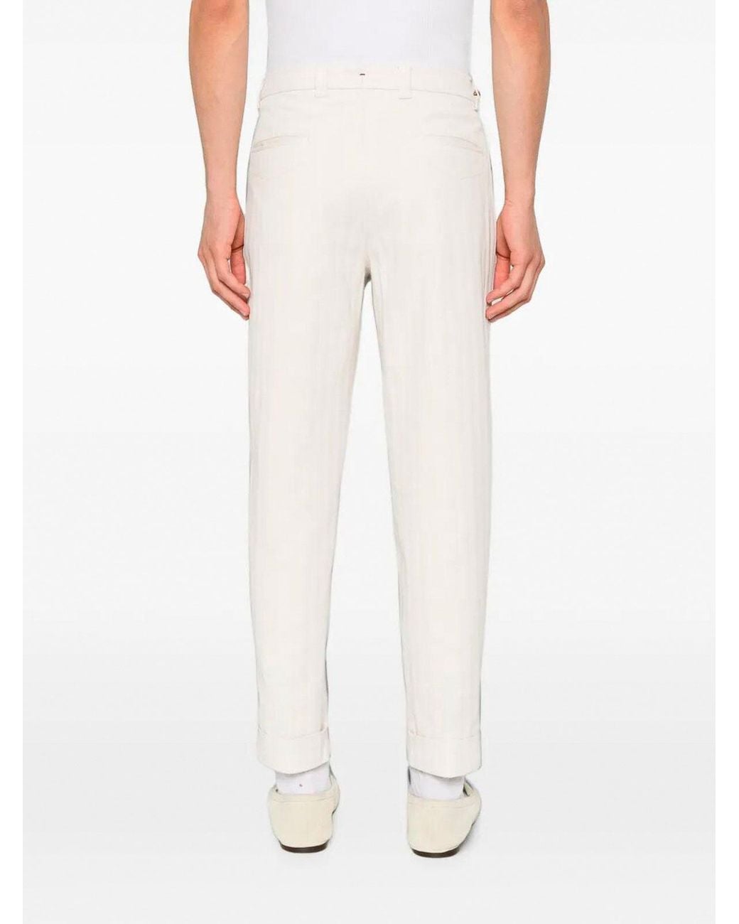 Berwich White Pants for men