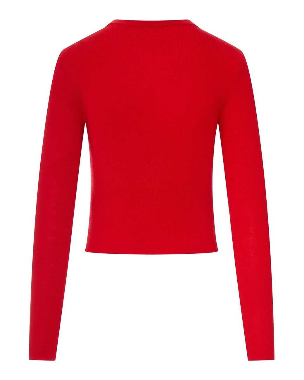 Ganni Wool Cardigan With Embroidered Logo