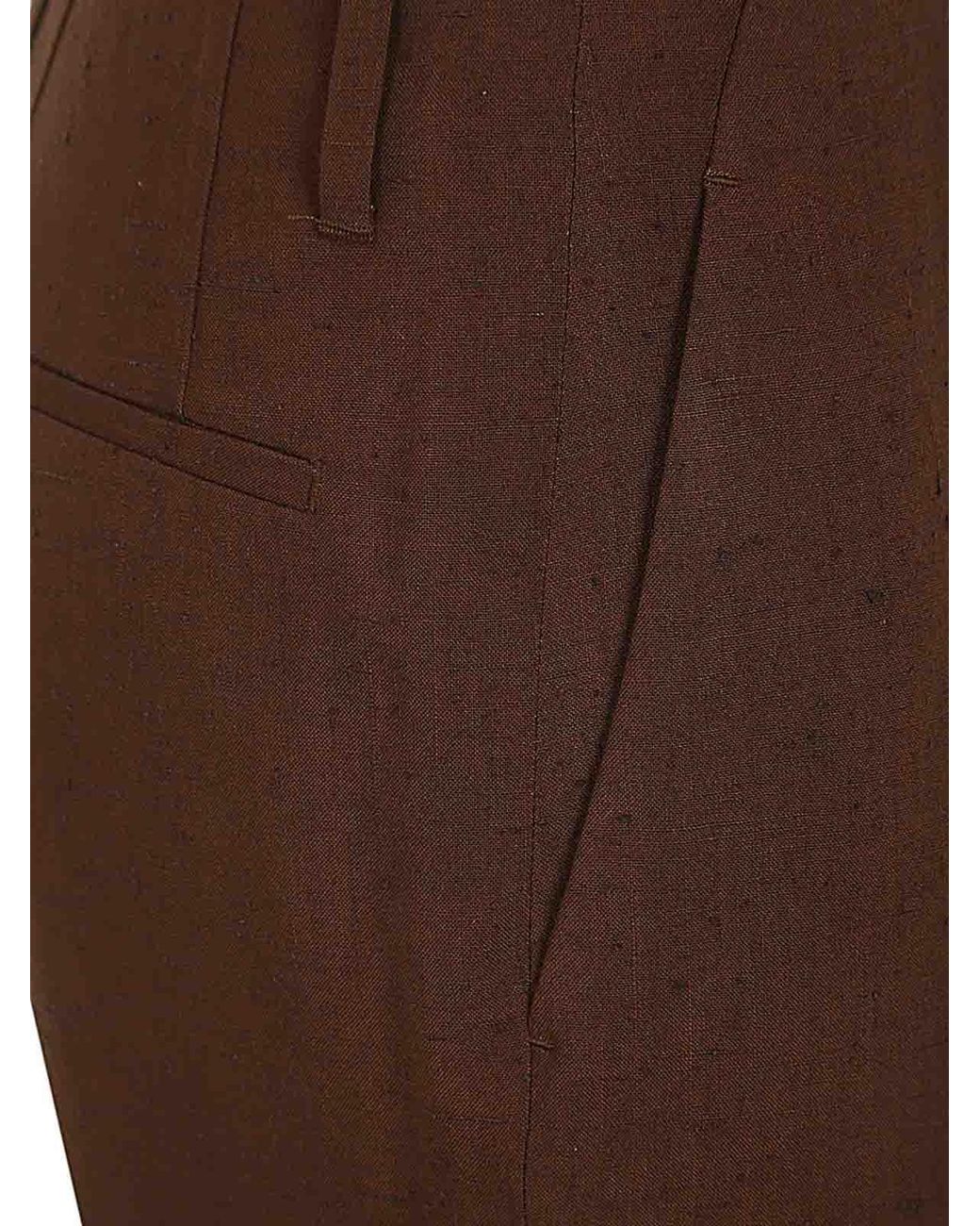 Dries Van Noten Brown Pants