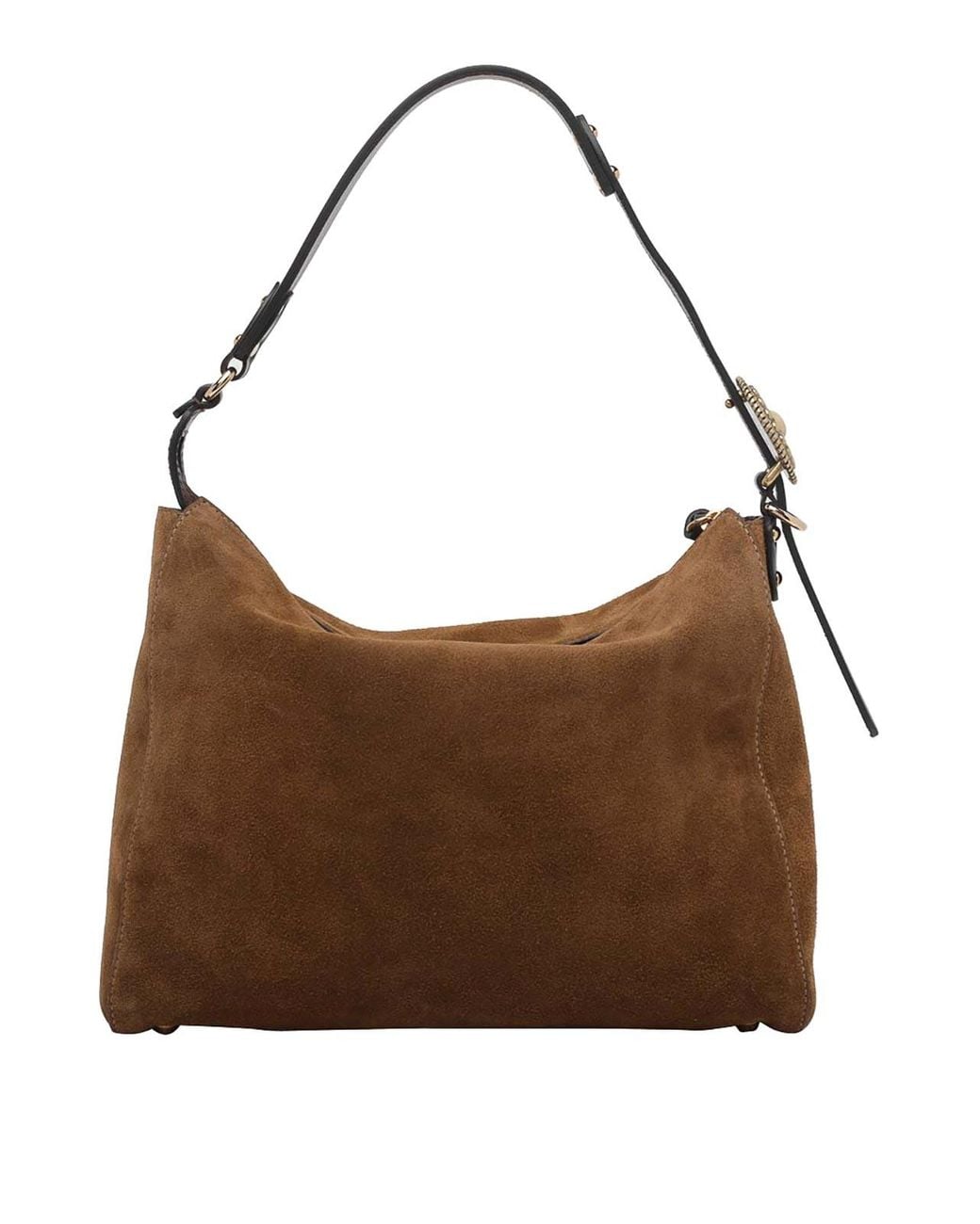 Etro Brown Suede Shoulder Bag