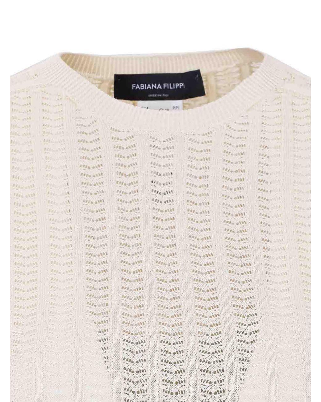 Fabiana Filippi White Ivory T-Shirt