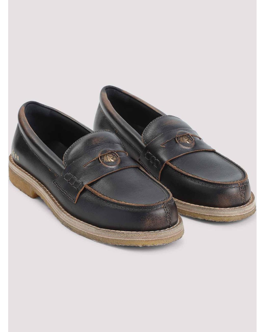 Golden Goose Deluxe Brand Gray Jerry Loafers for men