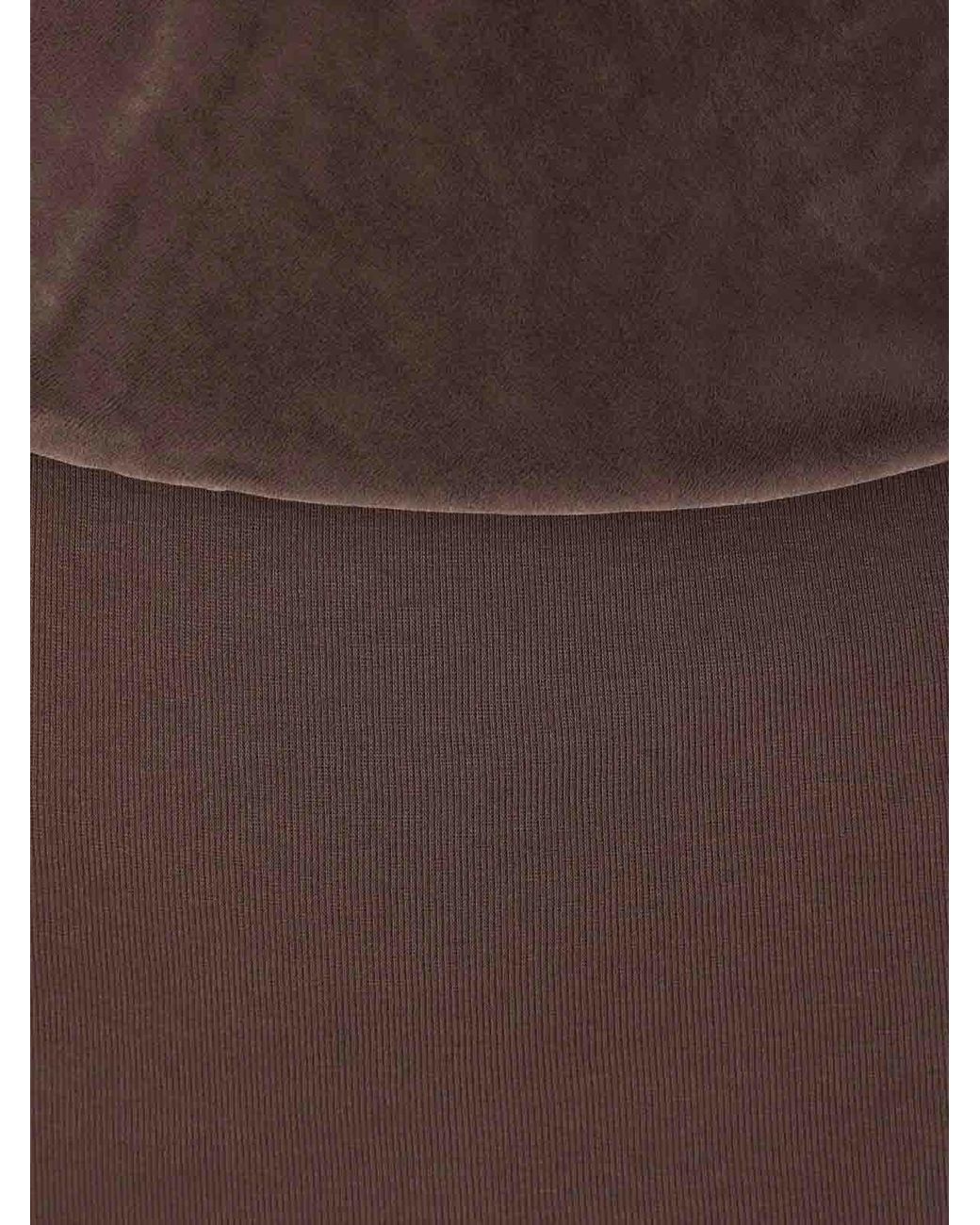 Rick Owens Brown Cylinder Top