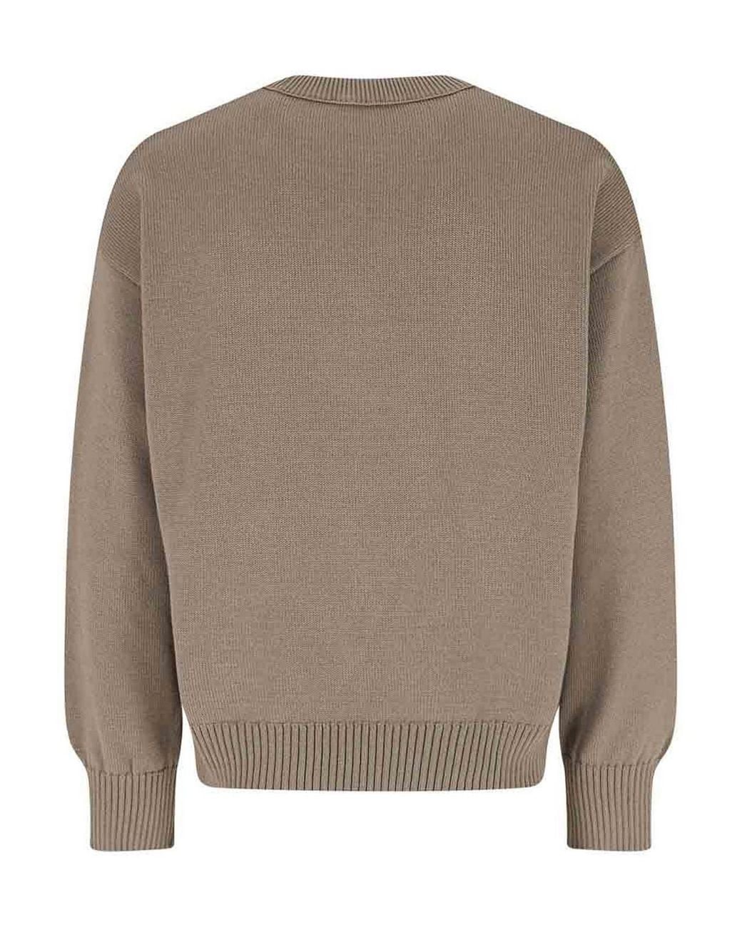 Suéter Cuello Redondo AMI de hombre de color Gray
