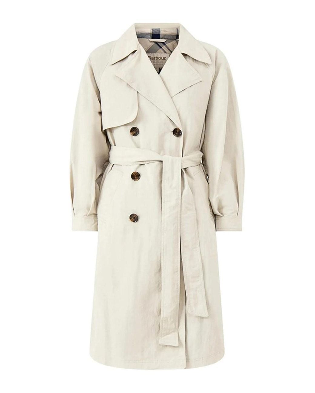 Barbour Natural Layla Trench Coat