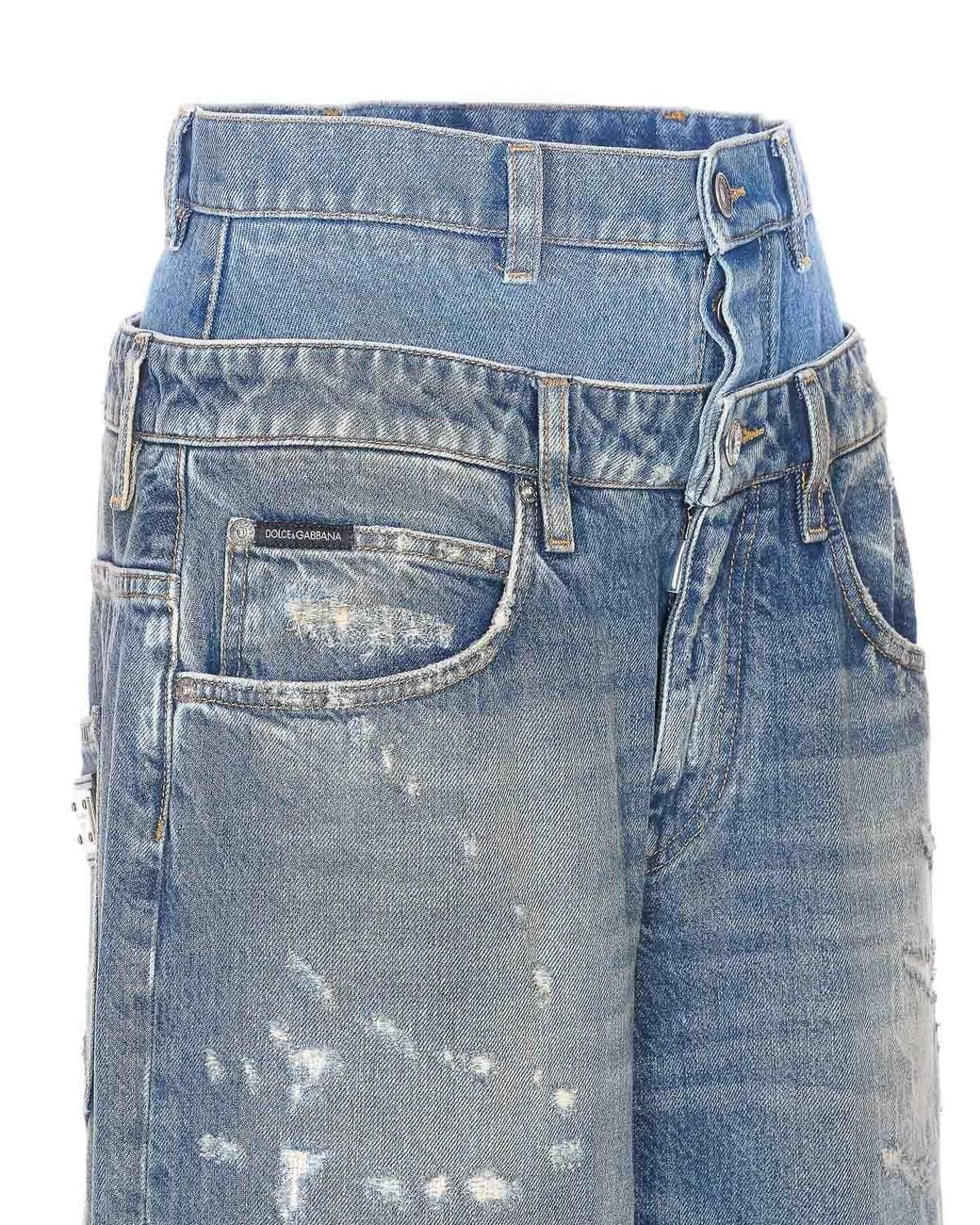 Dolce & Gabbana Blue Pants