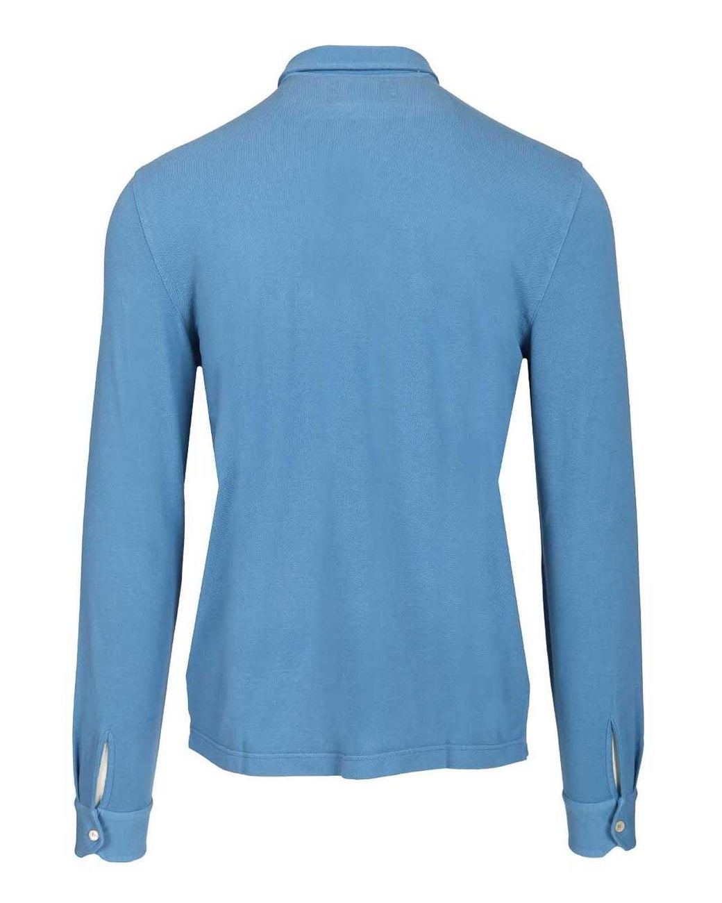 Fedeli Blue Long-Sleeved Shirt for men