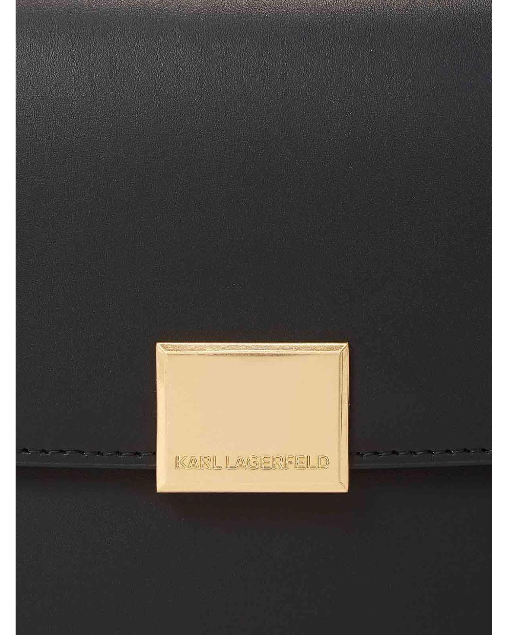 Karl Lagerfeld Black K/Forever Md Crossbody