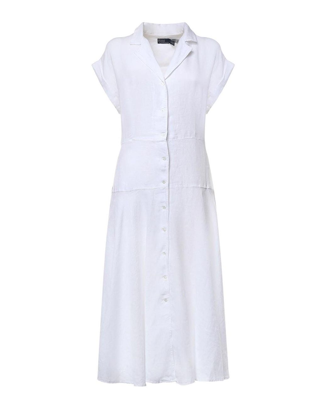 Polo Ralph Lauren White Linen Shirt Dress