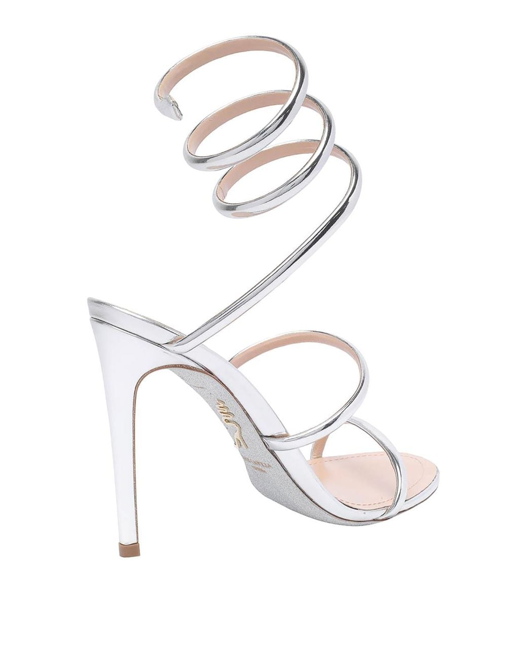 Rene Caovilla White Sandals