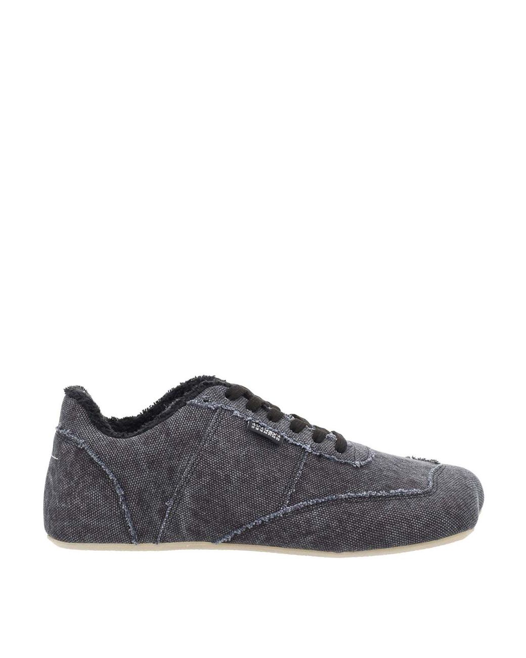 MM6 by Maison Margiela Gray Anatomical Canvas Sneaker for men
