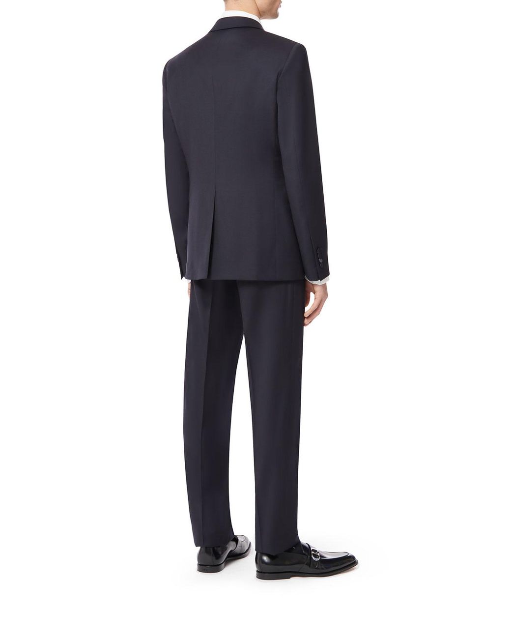 Tagliatore Blue Tailored Single-Breasted Wool Suit for men