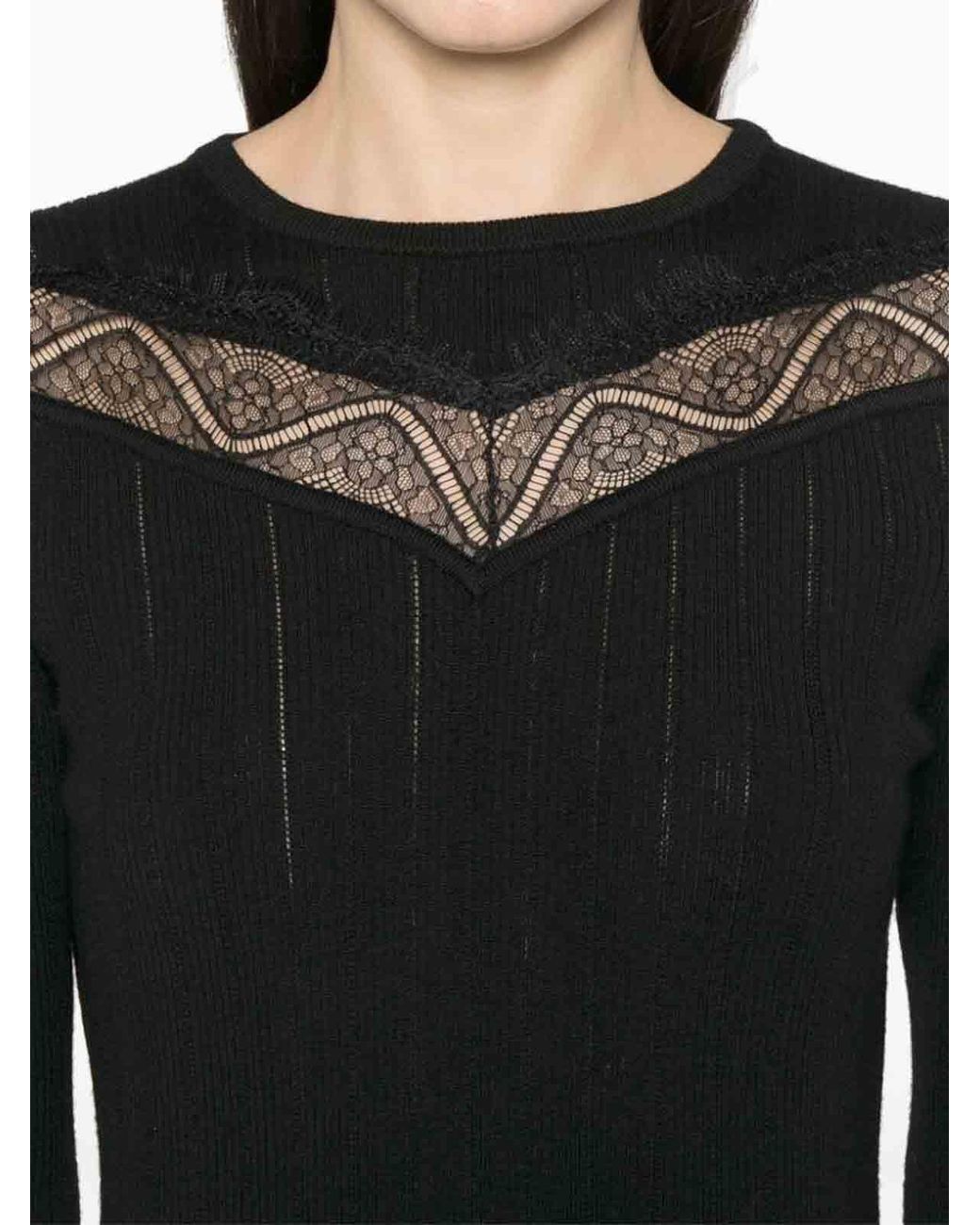 Paul Smith Black Lace Knit Dress