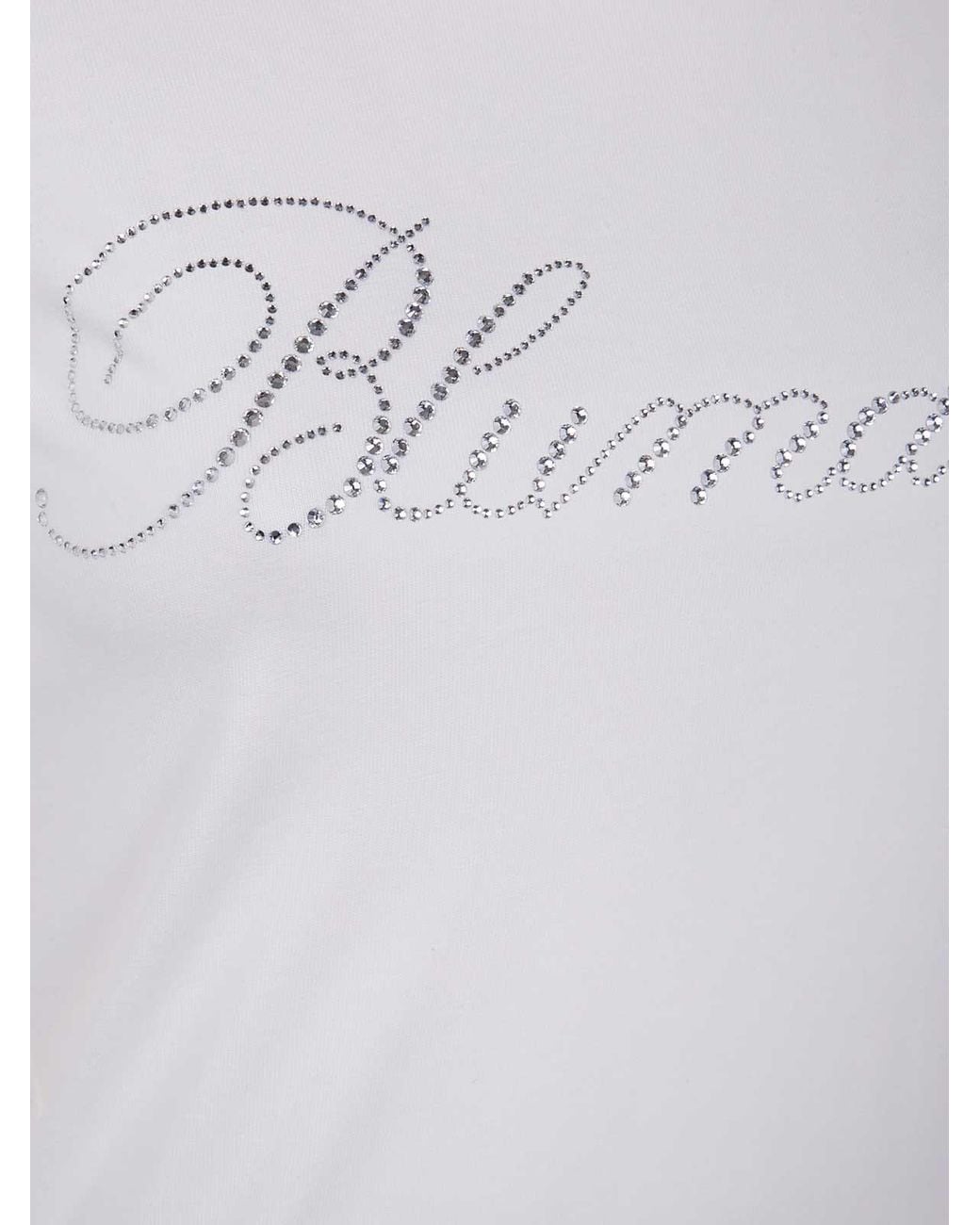 Blumarine White Jersey T-Shirt