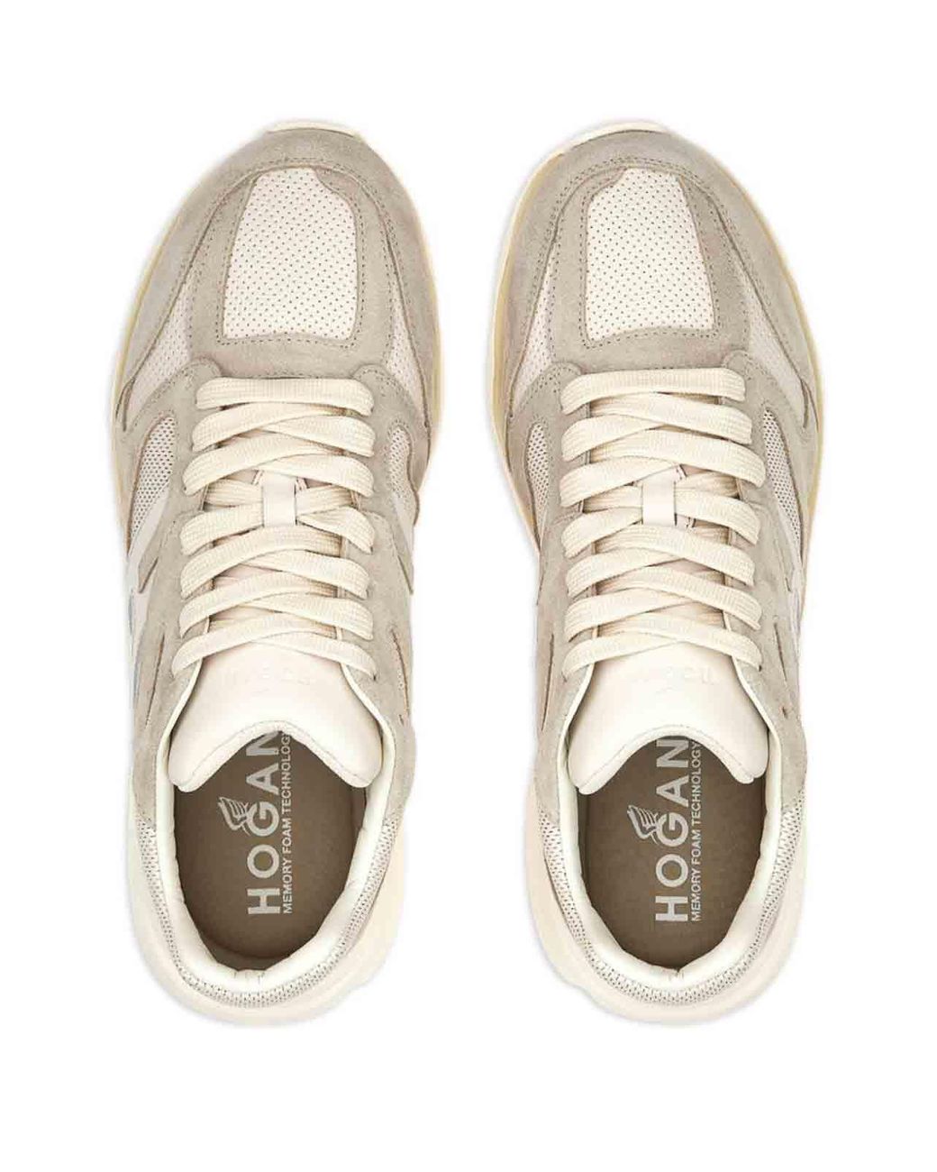 Hogan Natural H665 Leather Sneakers for men