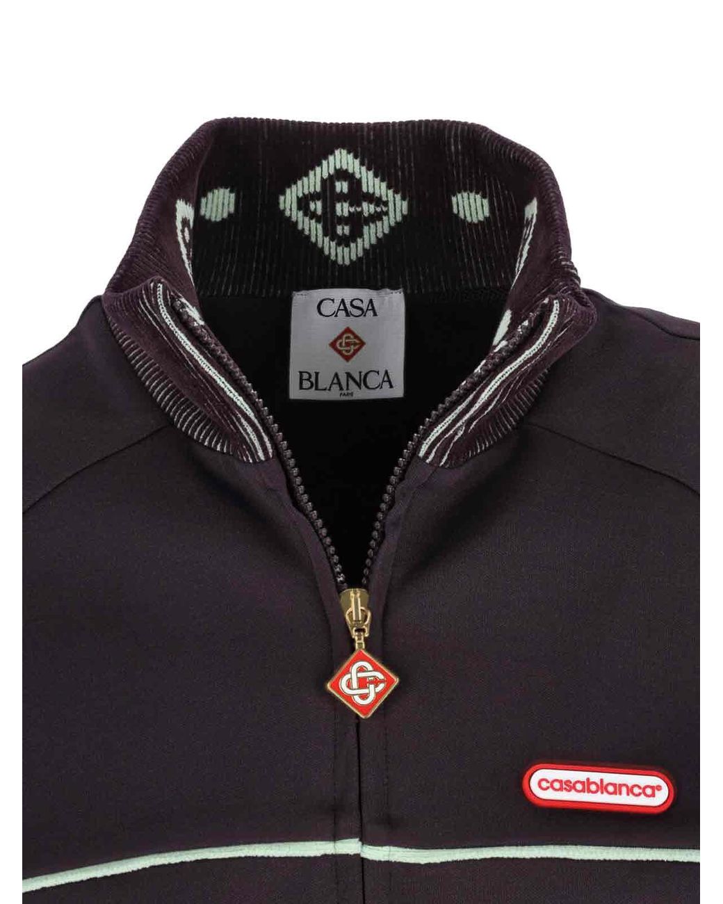 Casablanca Blue Giacca Zip for men