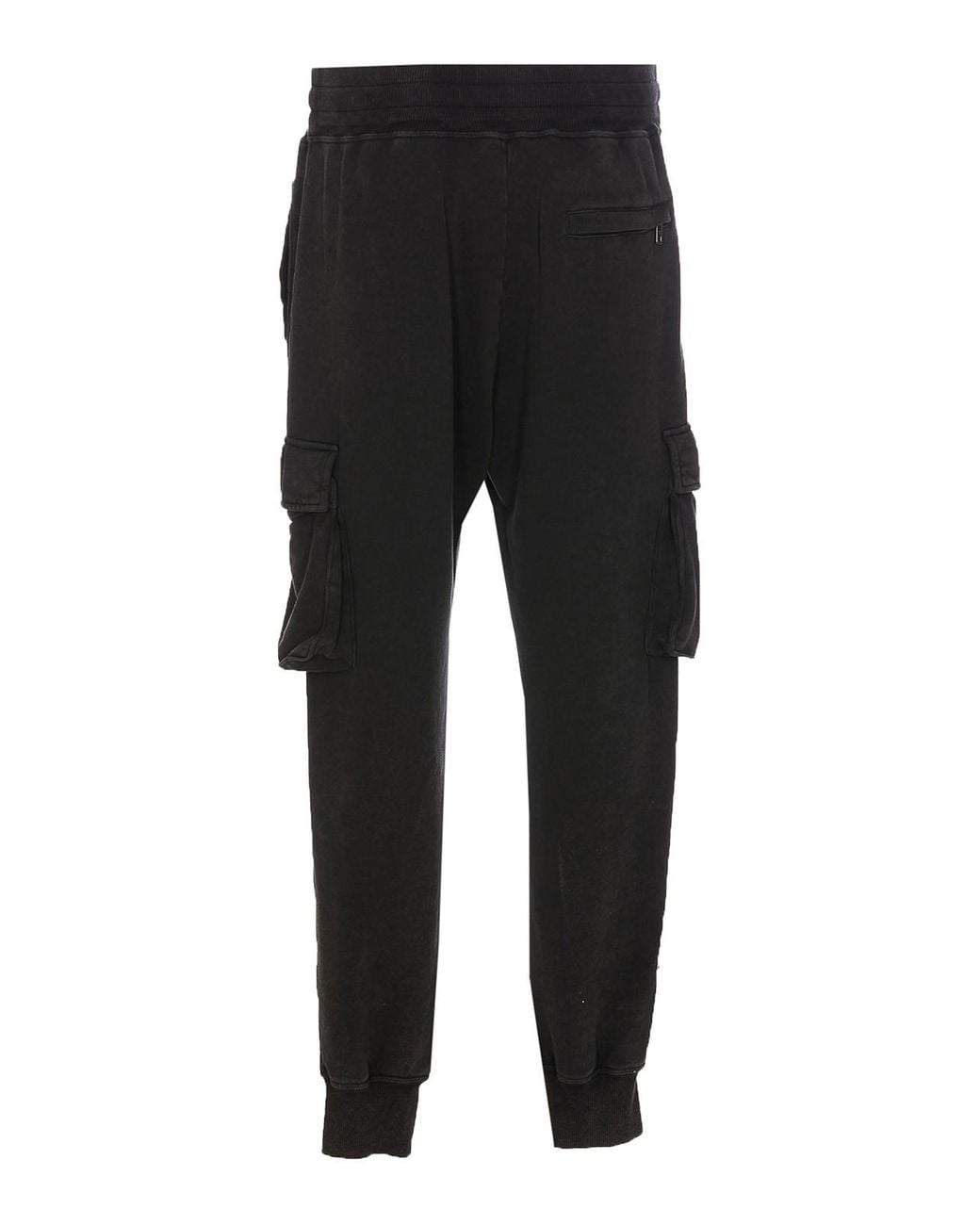 Dolce & Gabbana Black Dg Track Pants With Logo for men
