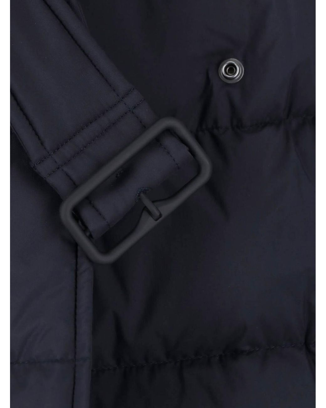 Burberry Blue Padded Down Jacket