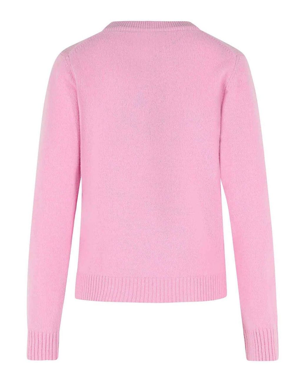 Ganni Pink Wool Blend Sweater