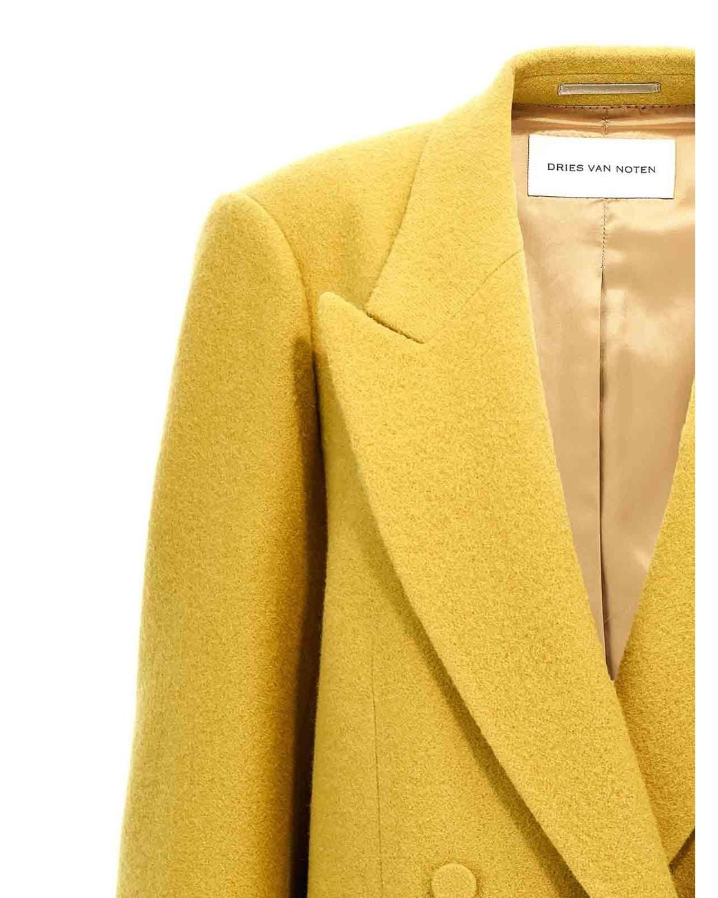 Dries Van Noten Yellow Blink Blazer