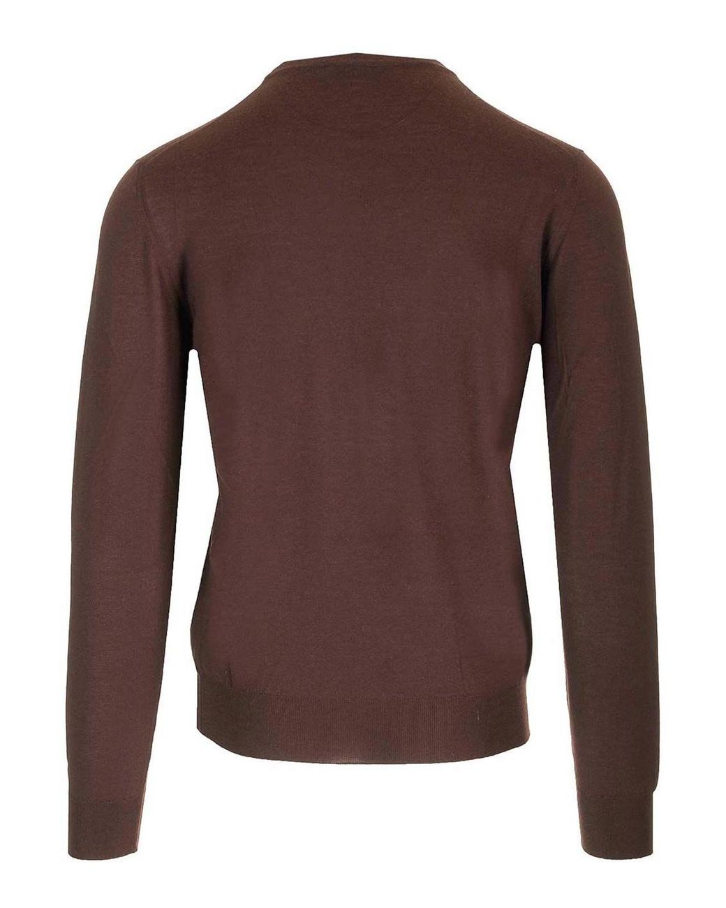 Mauro Ottaviani Brown Crewneck Sweater for men