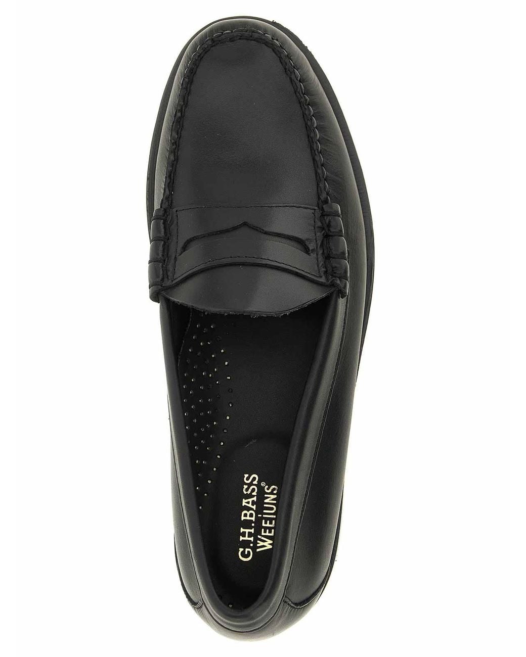 G.H.BASS Black Loafers for men